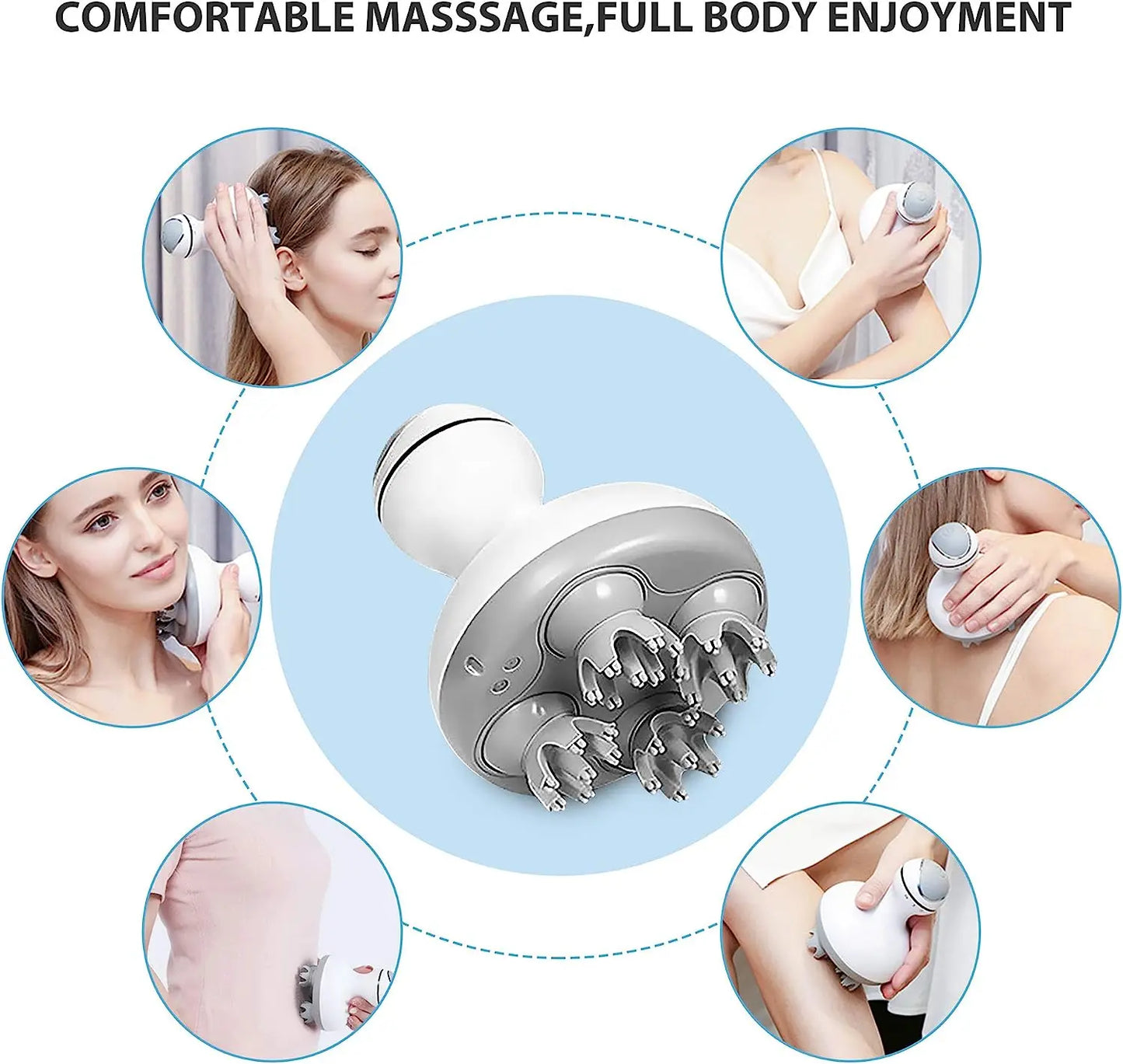 Electric Cordless Scalp Massager