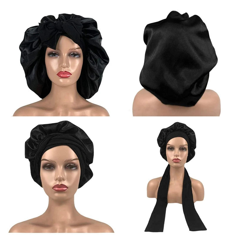 Satin Sleep Bonnet – Frizz-Free Hair Protection for Nighttime