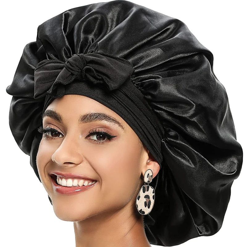 Satin Sleep Bonnet – Frizz-Free Hair Protection for Nighttime