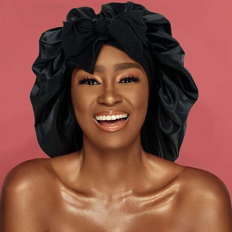 Satin Sleep Bonnet – Frizz-Free Hair Protection for Nighttime