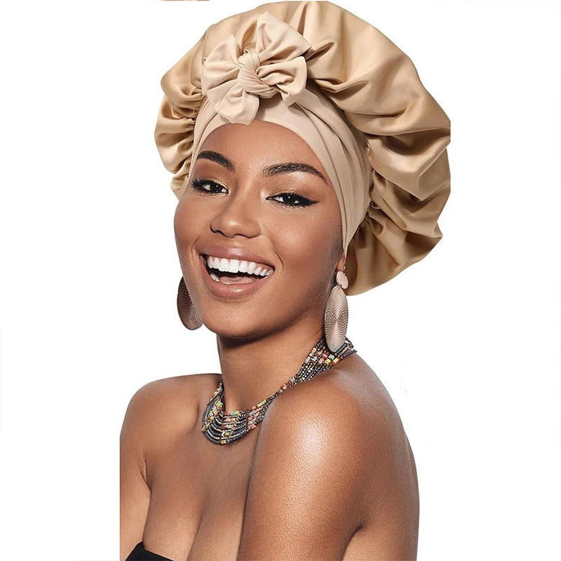 Satin Sleep Bonnet – Frizz-Free Hair Protection for Nighttime