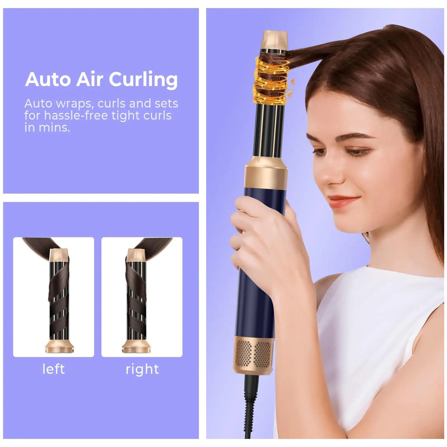 7-in-1 Hair Dryer Brush & Styler |  Multi-Functional Hot Air Styler
